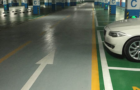 停車庫環氧地坪樹脂地坪漆使用中要注意什么？